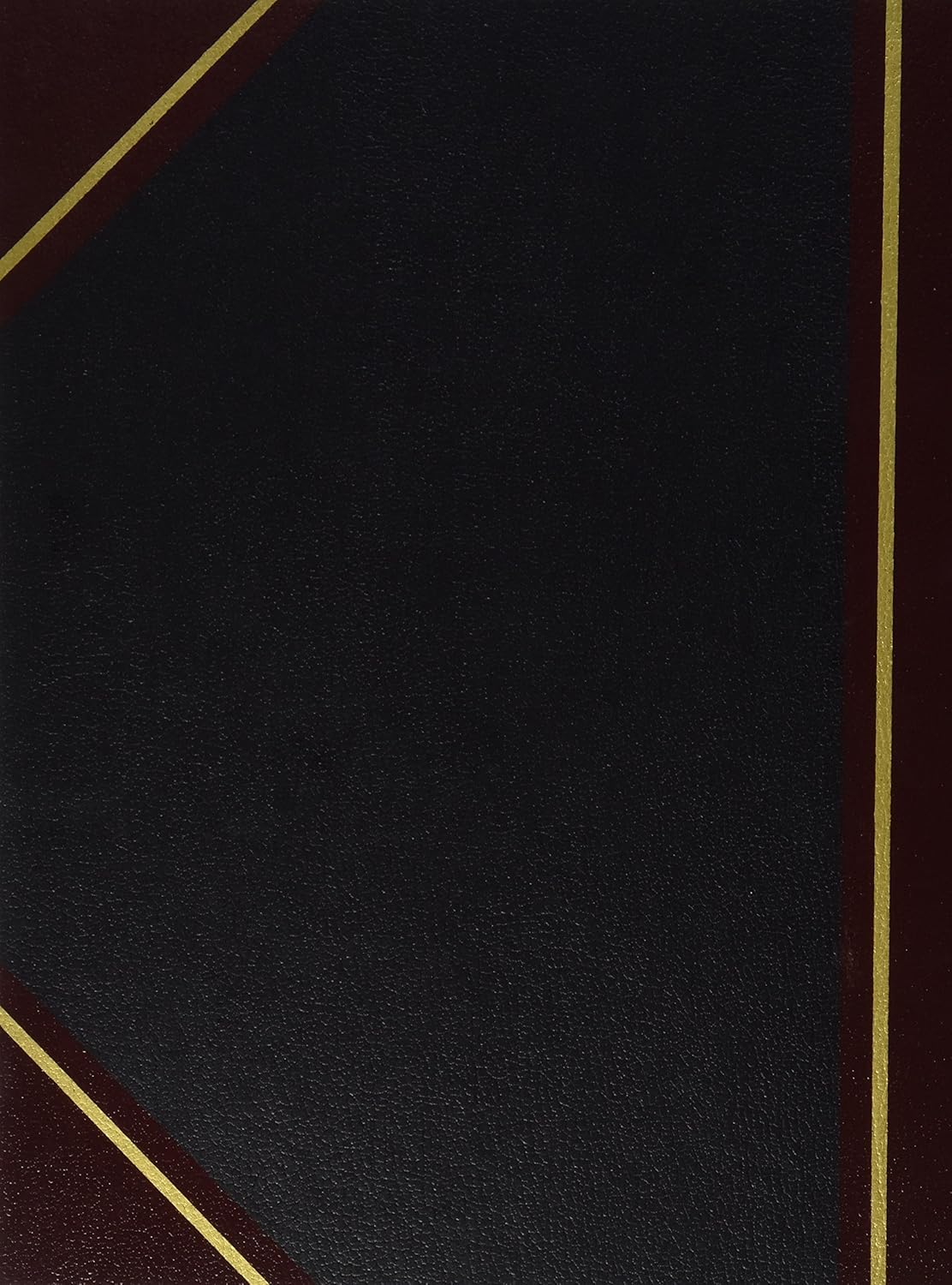 NATIONAL Texhide Series Record Book, Black, 10.375" x 8.375", 300 Pages (56231) : Financial Paper : Office Products