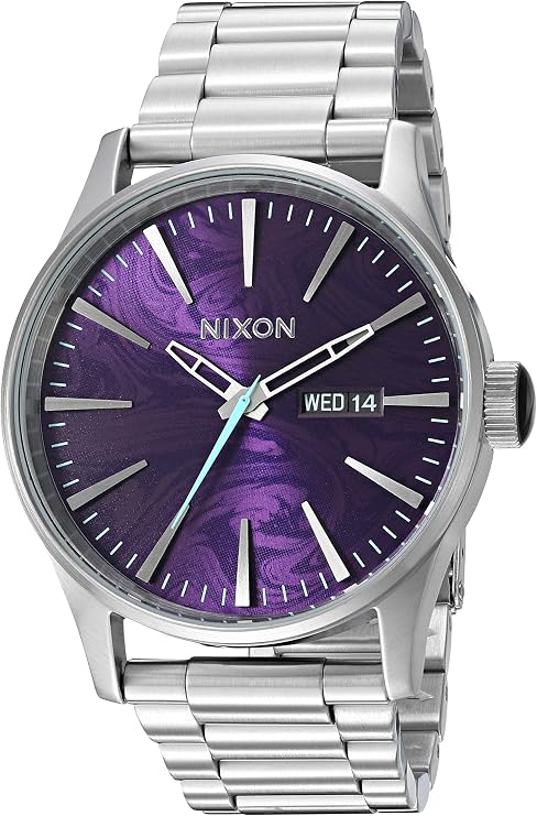 nixon sentry chrono silver
