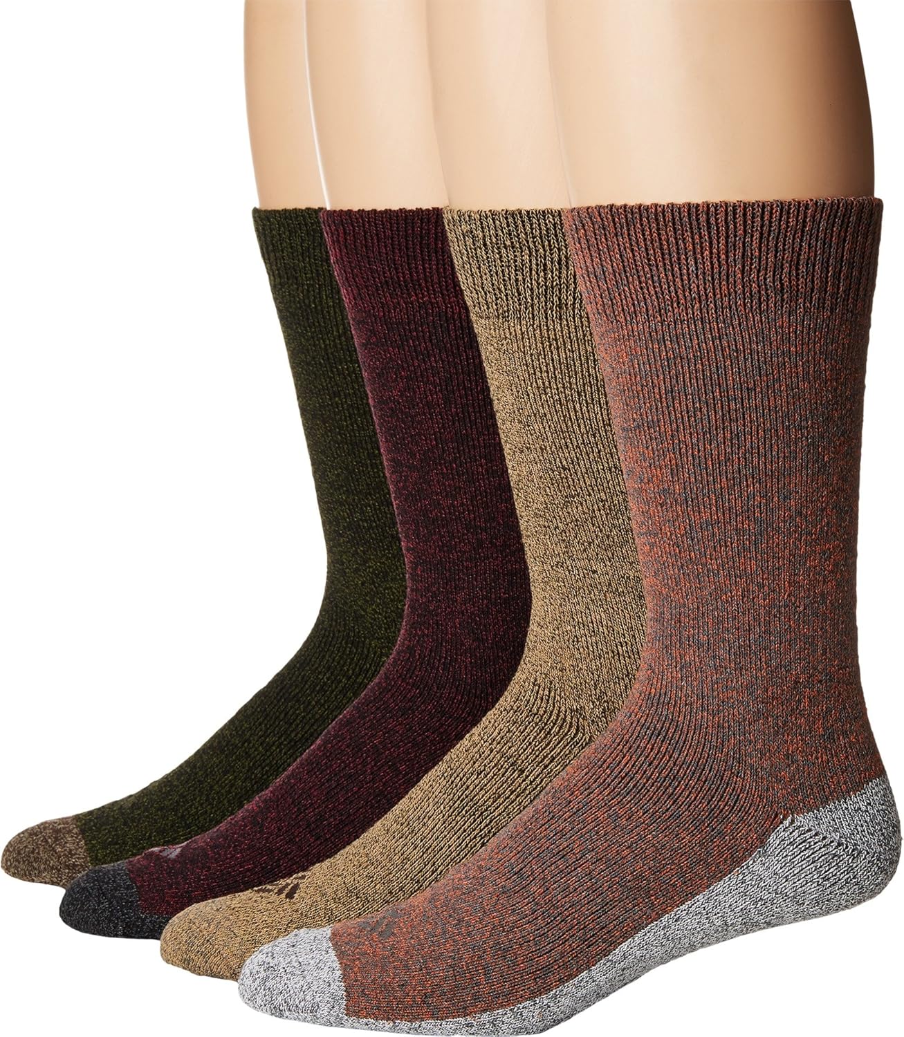 Columbia Men's Marled Moisture Control Crew Socks Assorted, 4Pair