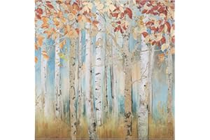 Yosemite Home Decor Birch Beauties I, Multicolor 1.5 x 39.5 x 39.5