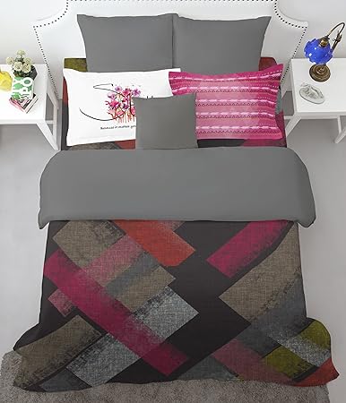 Spaces Youthopia 180 Tc Cotton Bedsheet With 2 Pillow Covers