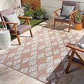 Livabliss Greenwich Global Moroccan Outdoor Area Rug,6'7" x 9',Orange