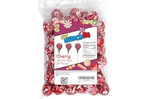 MR. MUNCHIES Tootsie Pops, Cherry Flavor, 50 Pieces