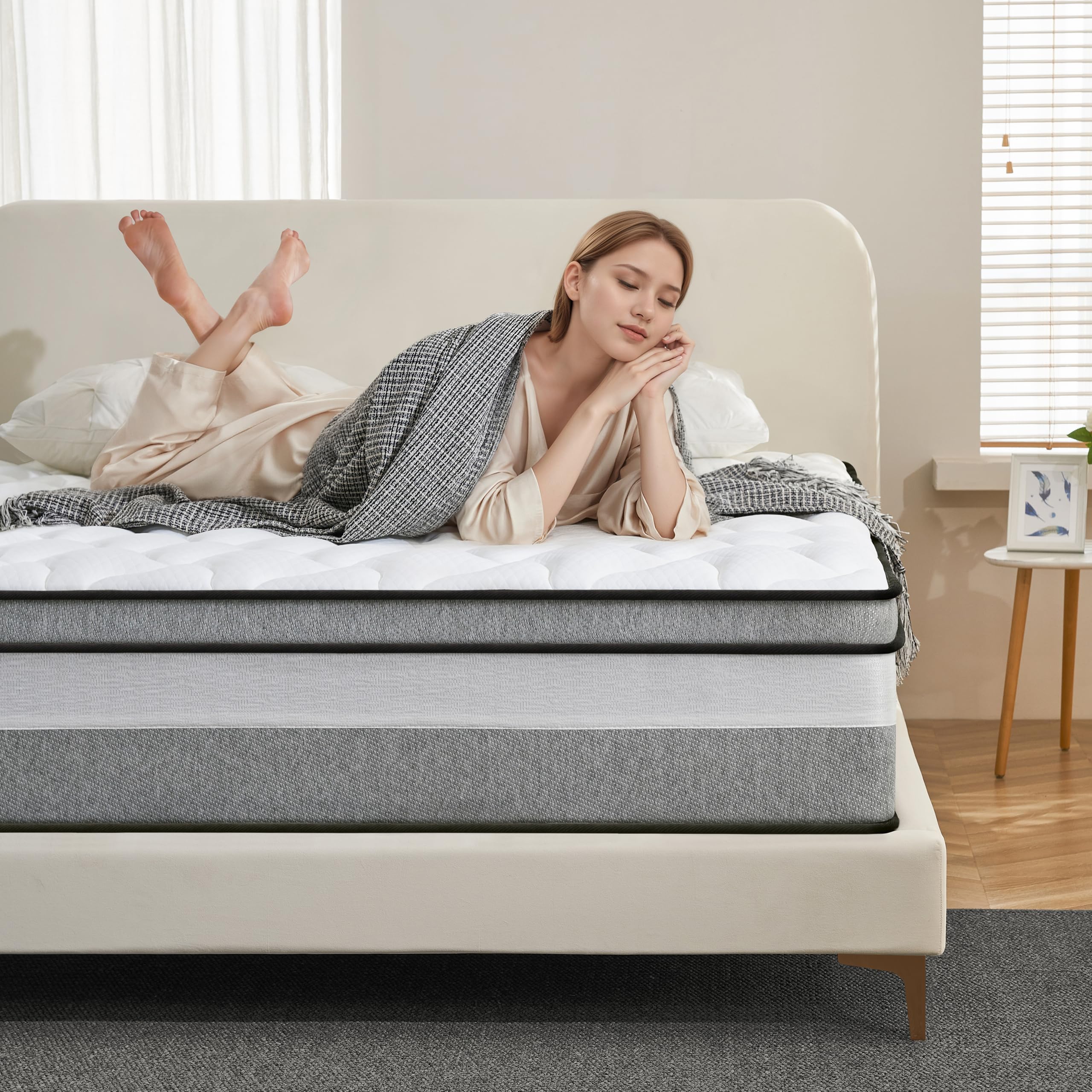 Photo 1 of ***FACTORY SEALED****
Nebulexx Full Size Mattress,10 inch Full Mattress in a Box,Individual Pocket Spring Motion Isolation,Soft and Breathable,Back Pain Relief,Colchones Full