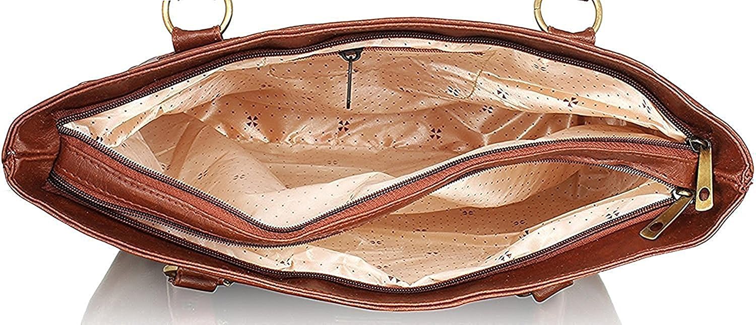 mammon women's leatherette handbag and sling bag combo (multicolour)