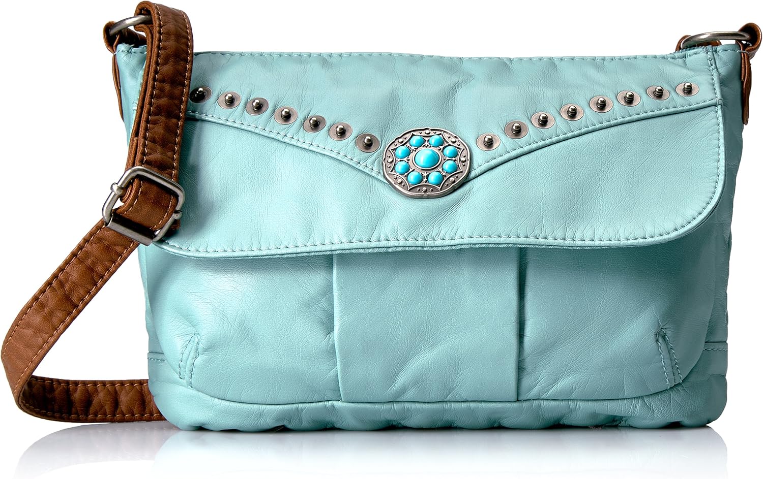 Bueno of California Women's Washed Medallion Crossbody Cross Body