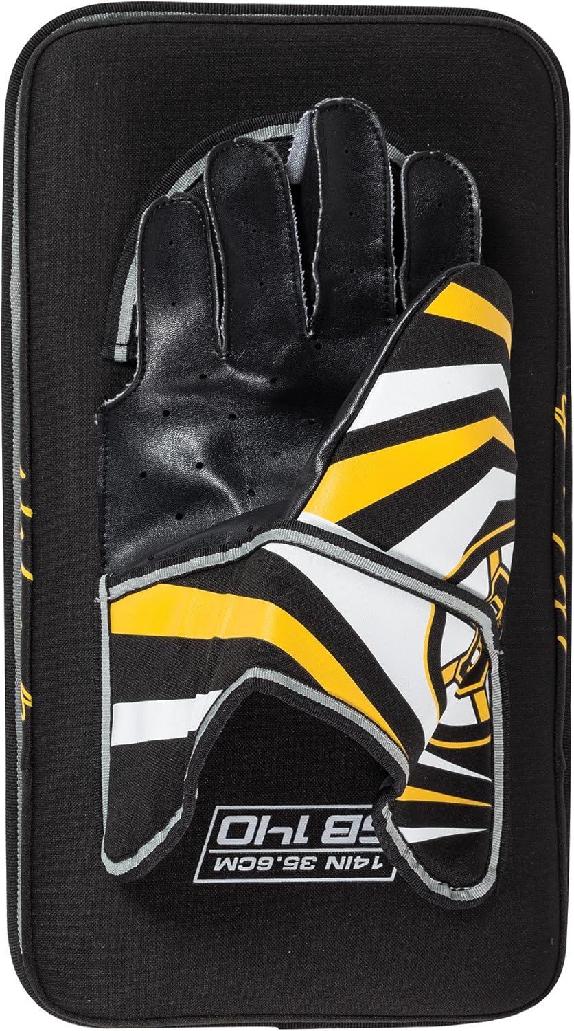 Franklin Sports Tuukka Rask Tuukka Rask Street Hockey Goalie Equipment Set - L/XL Goalie Pads Catch Glove & Blocker - NHL Official Licensed Product : Sports & Outdoors
