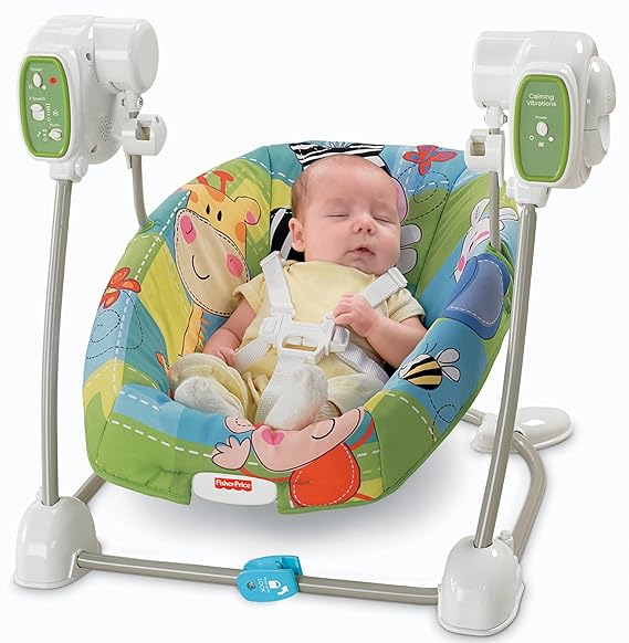 fisher price space saver swing and seat