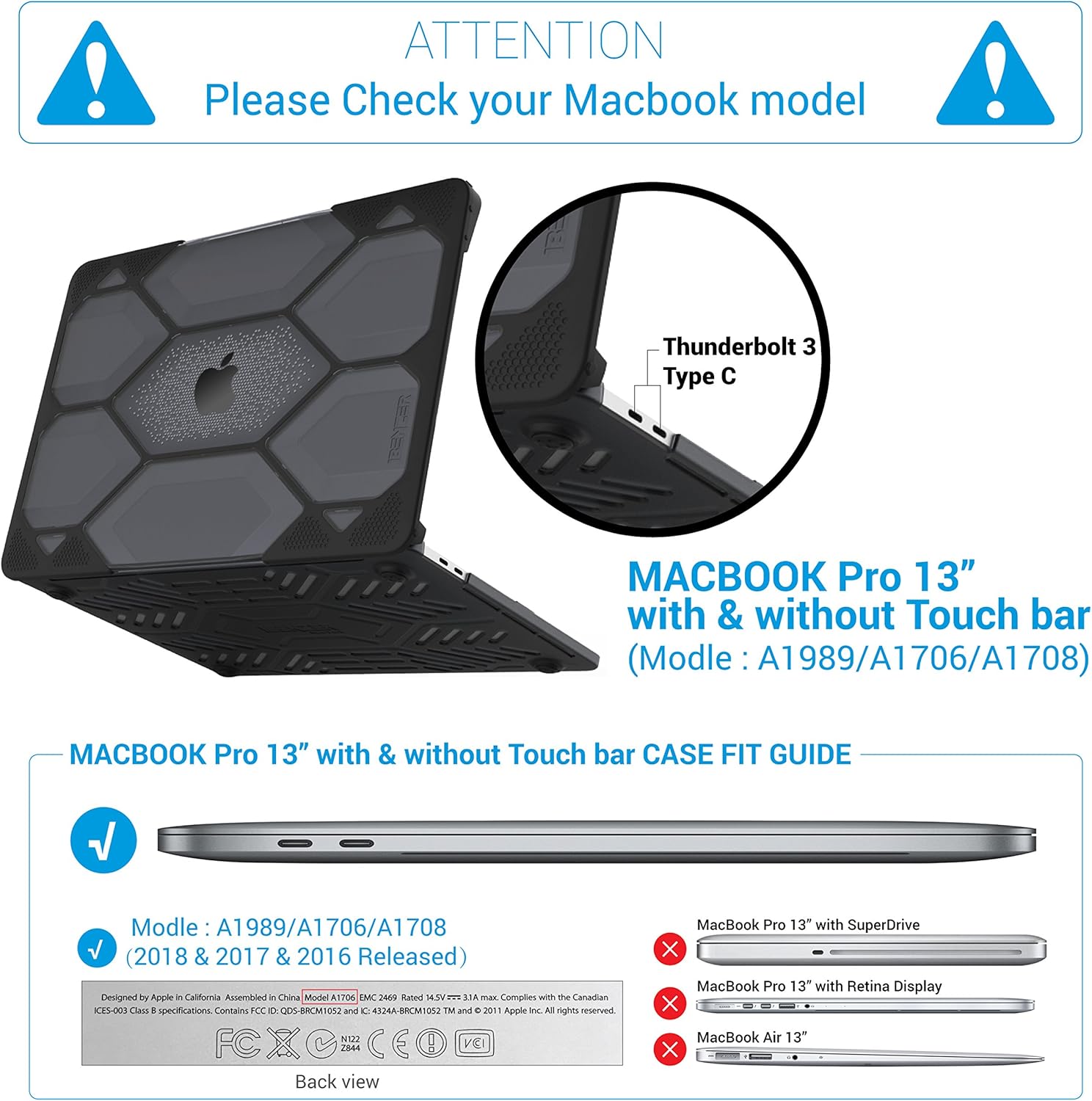 Bags, Cases & Sleeves Heavy Duty Protective Hard Case Shell Cover for