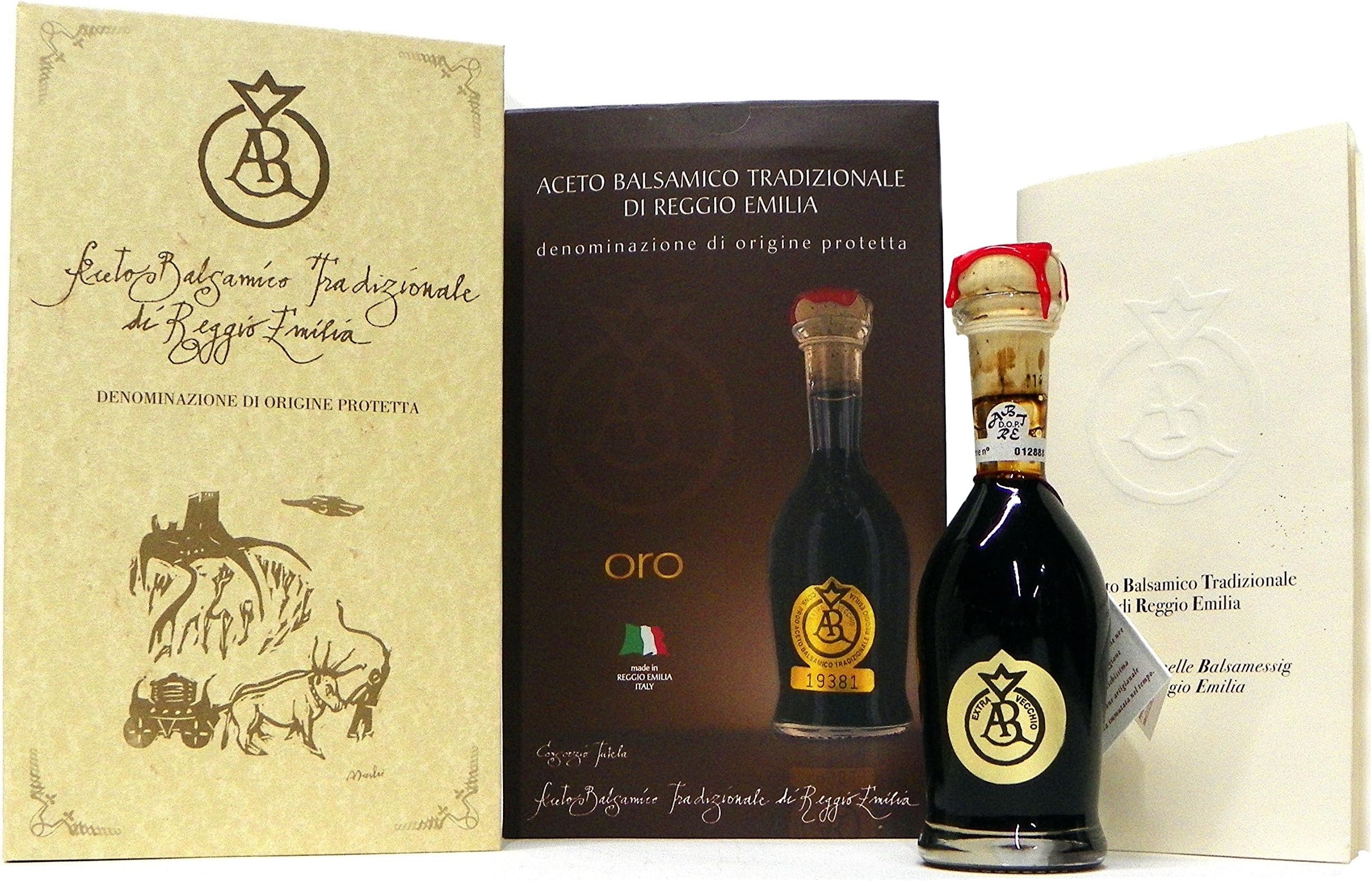 Acetum Traditional Balsamic Vinegar Di Reggio Emilia, Oro (Gold) 25 Years+ DOP, 100 ml