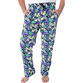 DC Comics Men's The Joker Character Faces HA! HA! HA! Allover Pattern Adult Sleep Lounge Pajama Pants