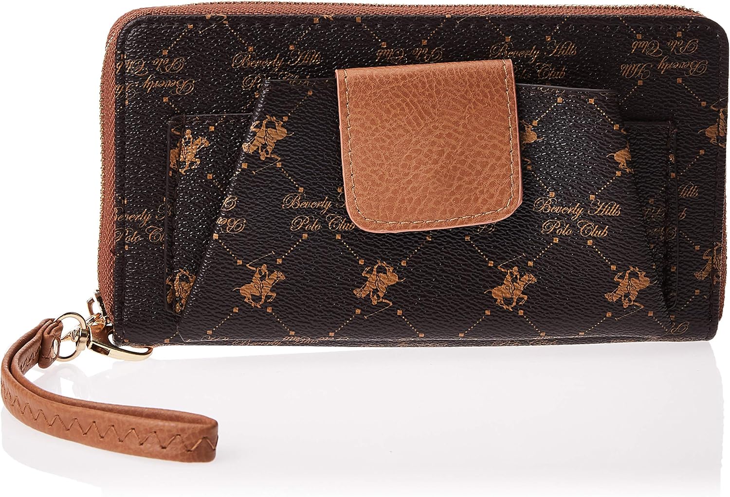Beverly Hills Polo Club WB192ZVaBN Wristlet for Women Leather, Brown Buy Online at Best Price Beverly Hills Polo Club WB192ZVaBN Wristlet for Women Leather, Brown Buy Online at Best Price