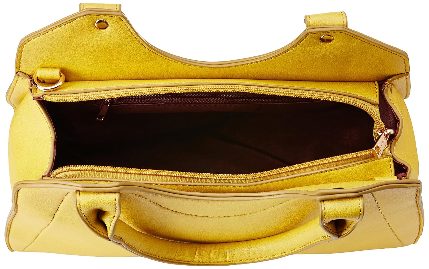 caprese lian women's satchel (yellow)