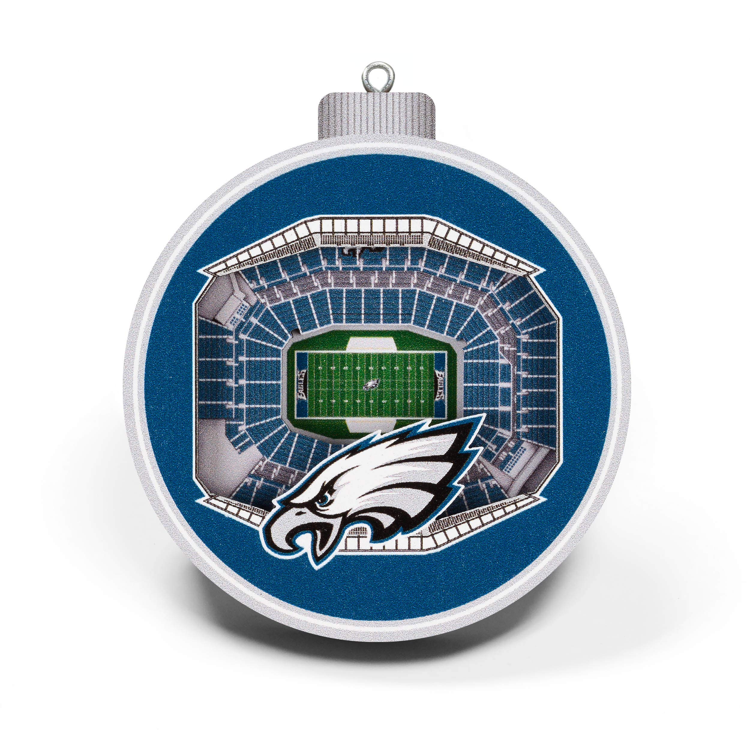 NFL Philadelphia Eagles - Lincoln Financial Field 3D StadiumView Ornament3D StadiumView Ornament, Team Colors, Large