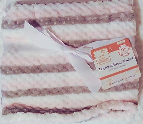 swiggles textured fleece blanket