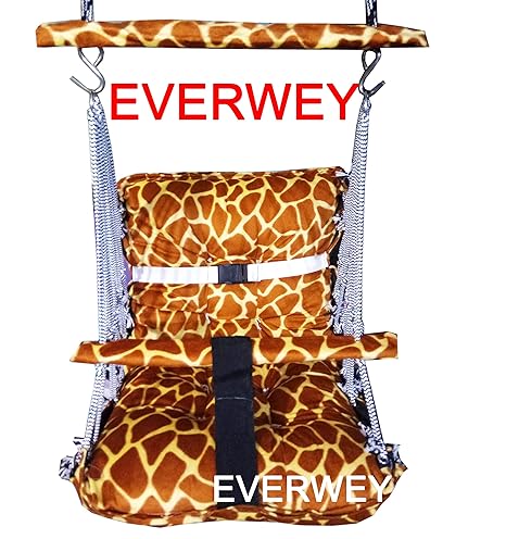 Everwey Enterprise Cotton Swings for Kids with Safety Belt (1 to 4 Years, Multicolore)