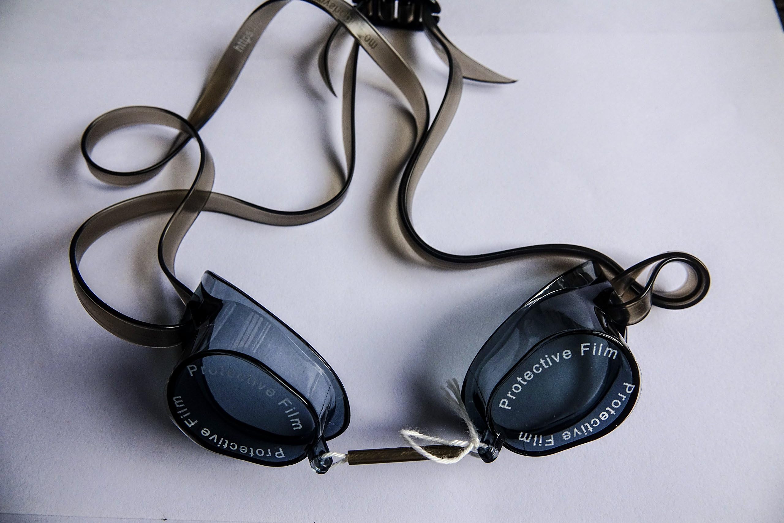 Swedish Style Swimming Goggles Swim Practice Competition Smoke Black