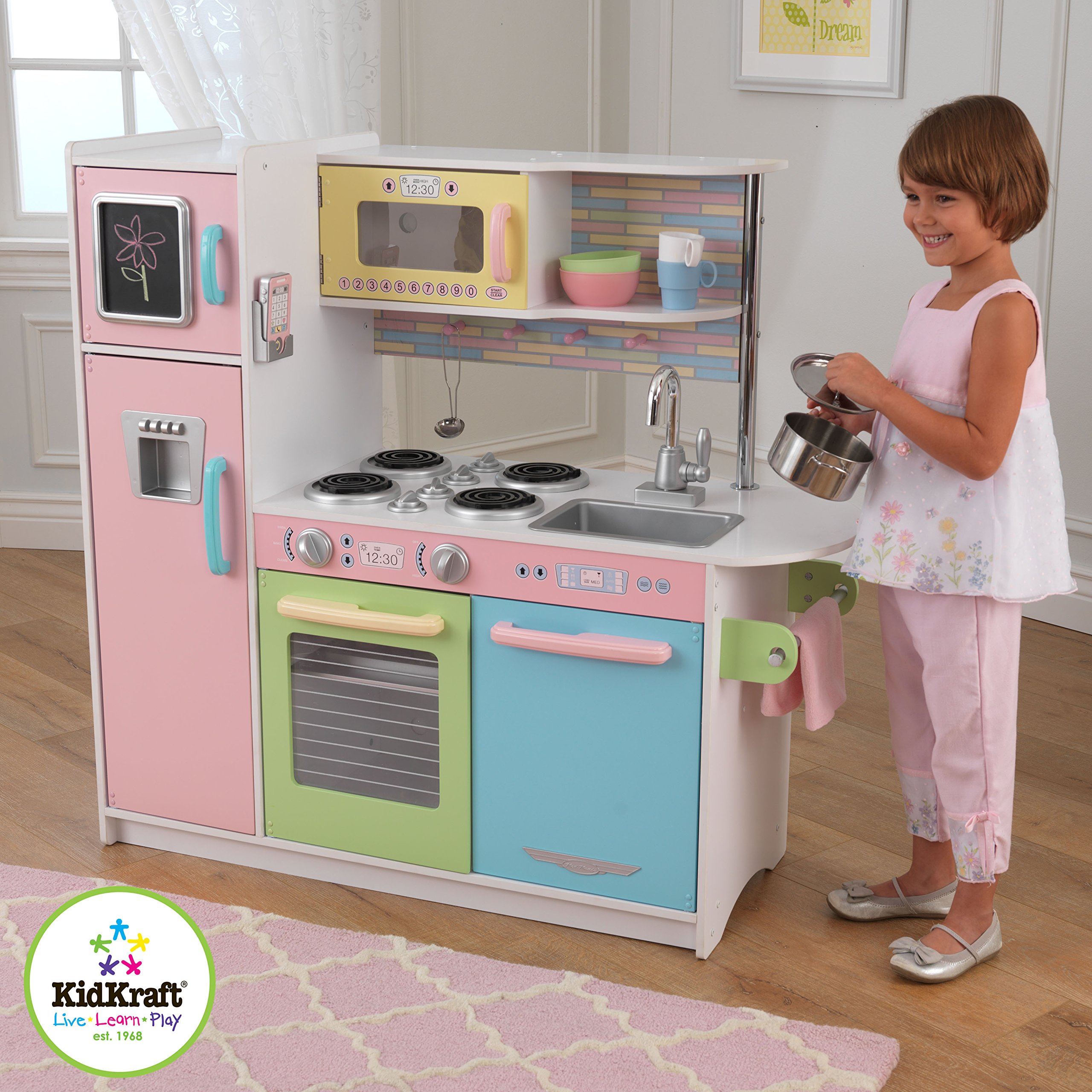 KidKraft Uptown Pastel Kitchen Playset