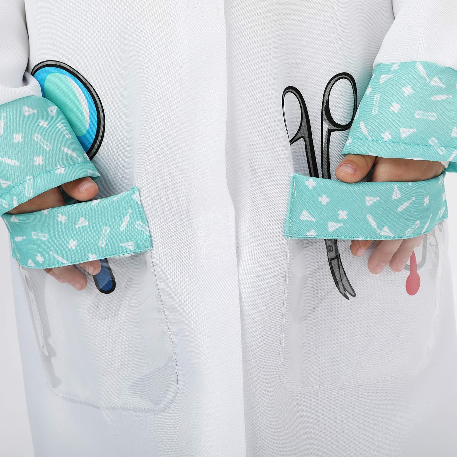 Wizland Child Role Play Costumes,Doctor,Chef Dress Up Playset Kits for Kids 3-5,5-7,7-9: Clothing