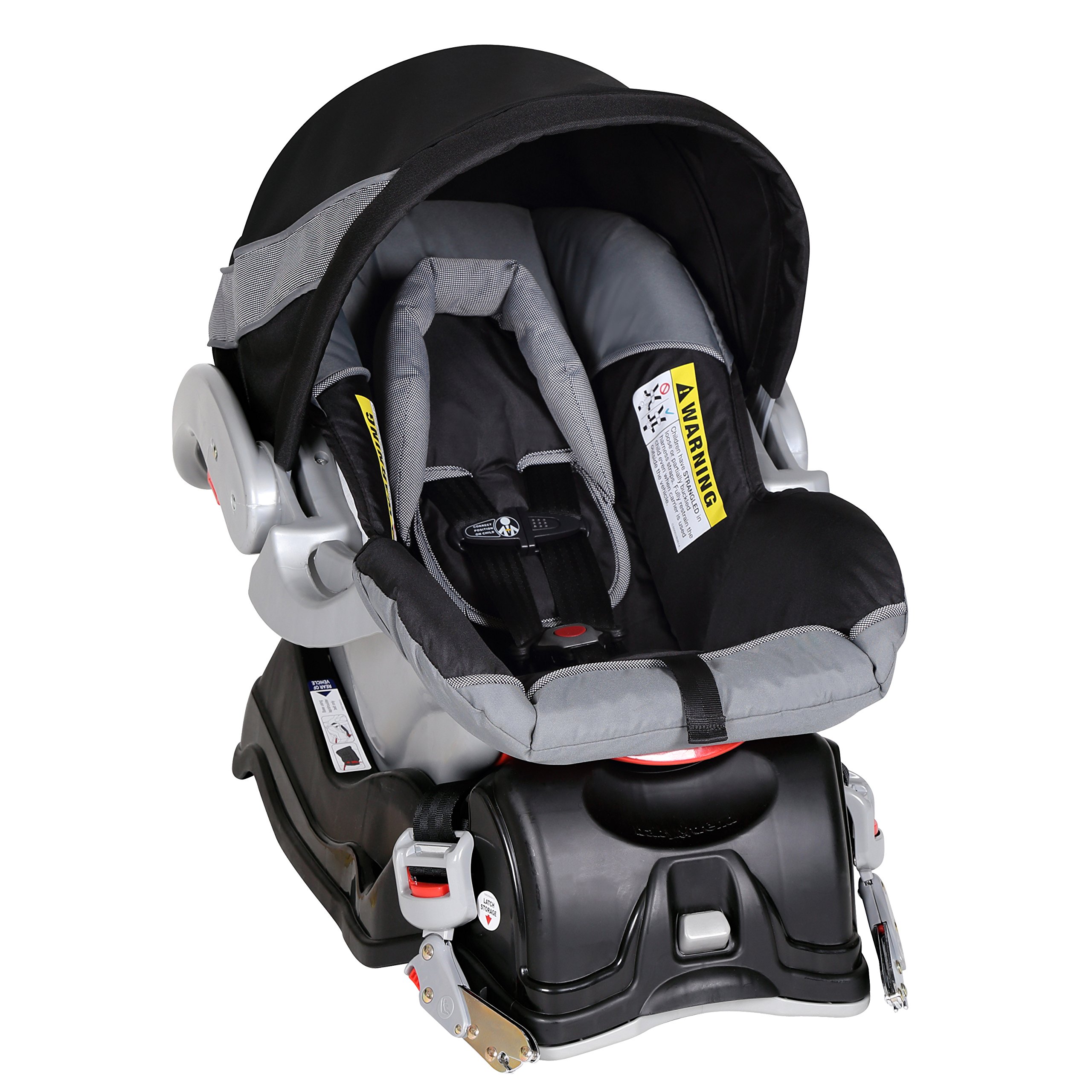 Baby Trend Expedition® Jogger Travel System with EZ Flex-Loc® Infant Car Seat, Millenium White