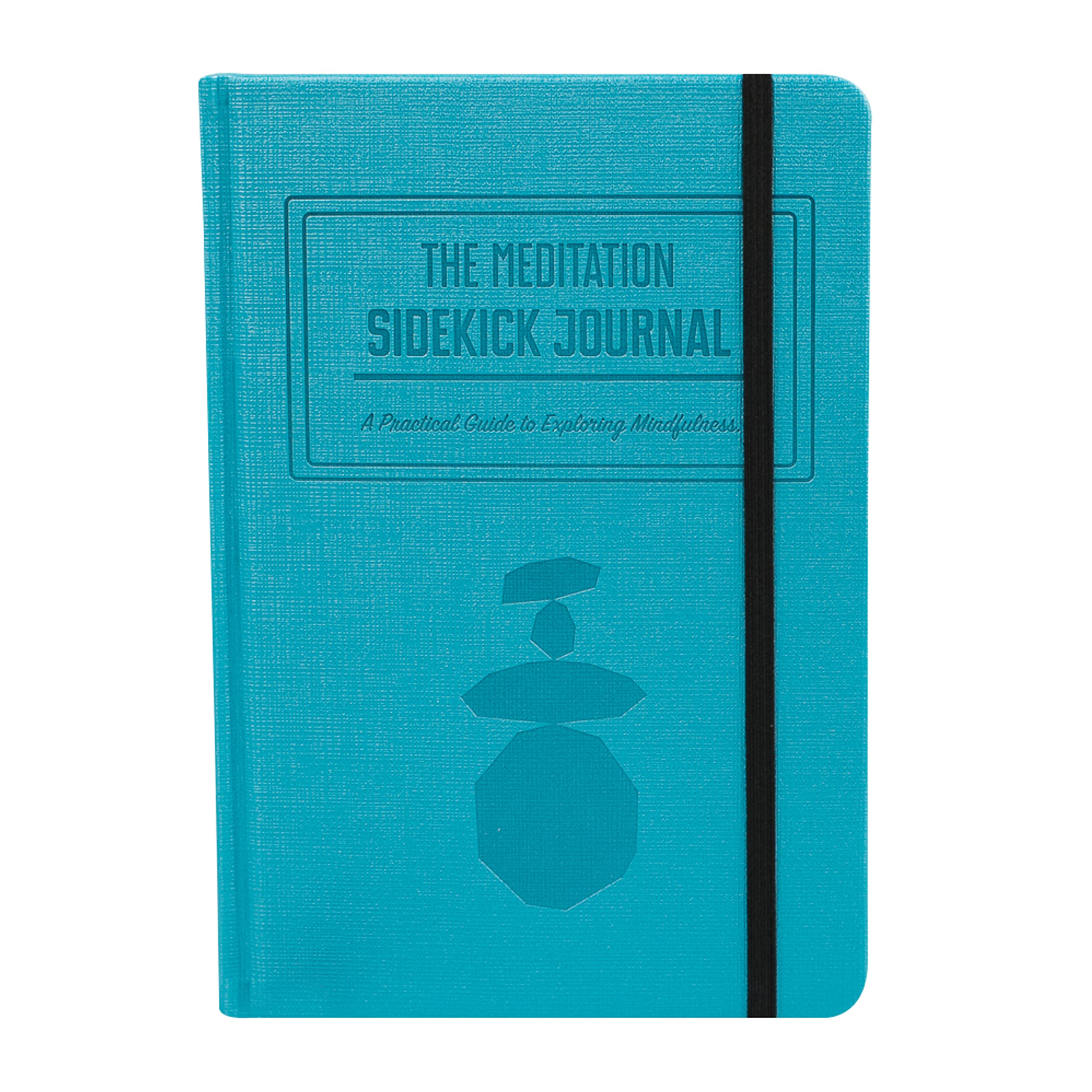 ‍ Meditation Sidekick Journal - A Meditation Book & 66-Day Mindfulness Journal, Happiness Planner and Guided Self-Discovery Gratitude Journal for Beginners (Ocean Blue)