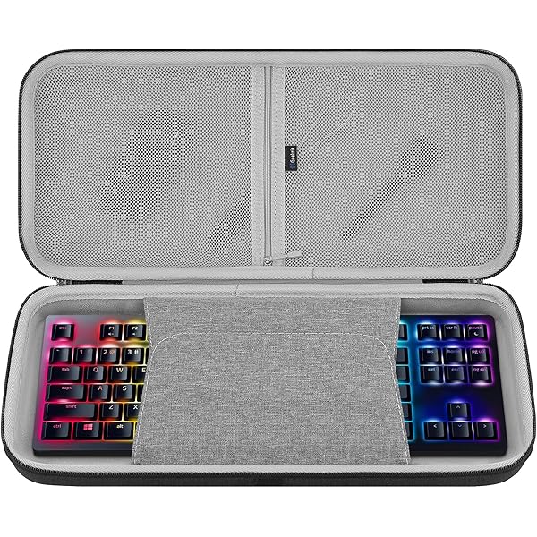 Geekria Étui De Transport Rigide Pour Clavier Mécanique 104-108 Touches - Compatible Corsair K100, K95, Razer BlackWidow V4