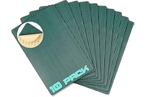 URBANSTREAM 10 pcs Winter Pool Cover Repair Patch Kit 8x4in Self Adhesive for Medium Green Mesh Inground Swimming Pool Cover - Tacky Patch Kit for Sealing The Holes - Easy to Install Tear Repair Set