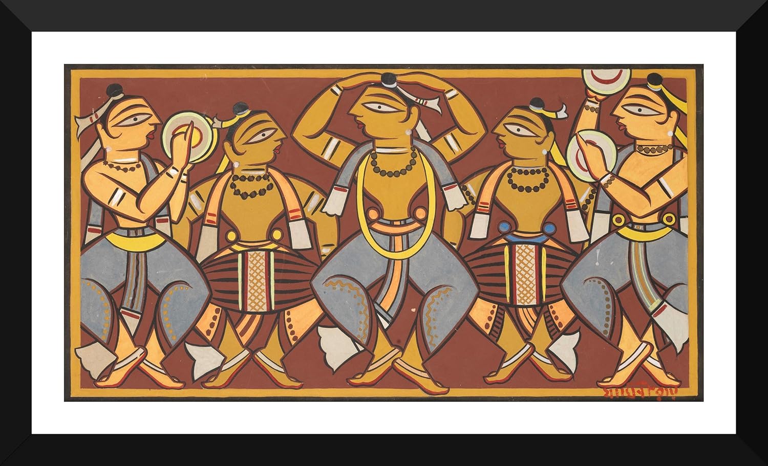Tallenge Santhal Dancers by Jamini Roy Best