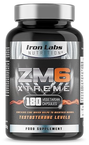 ZM6® Xtreme - 2.100mg | 180 Vegetarische Kapseln | 2-3 Monatsvorrat| Zink-Magnesium-Nahrungsergänzungsmittel (offiziell zugel