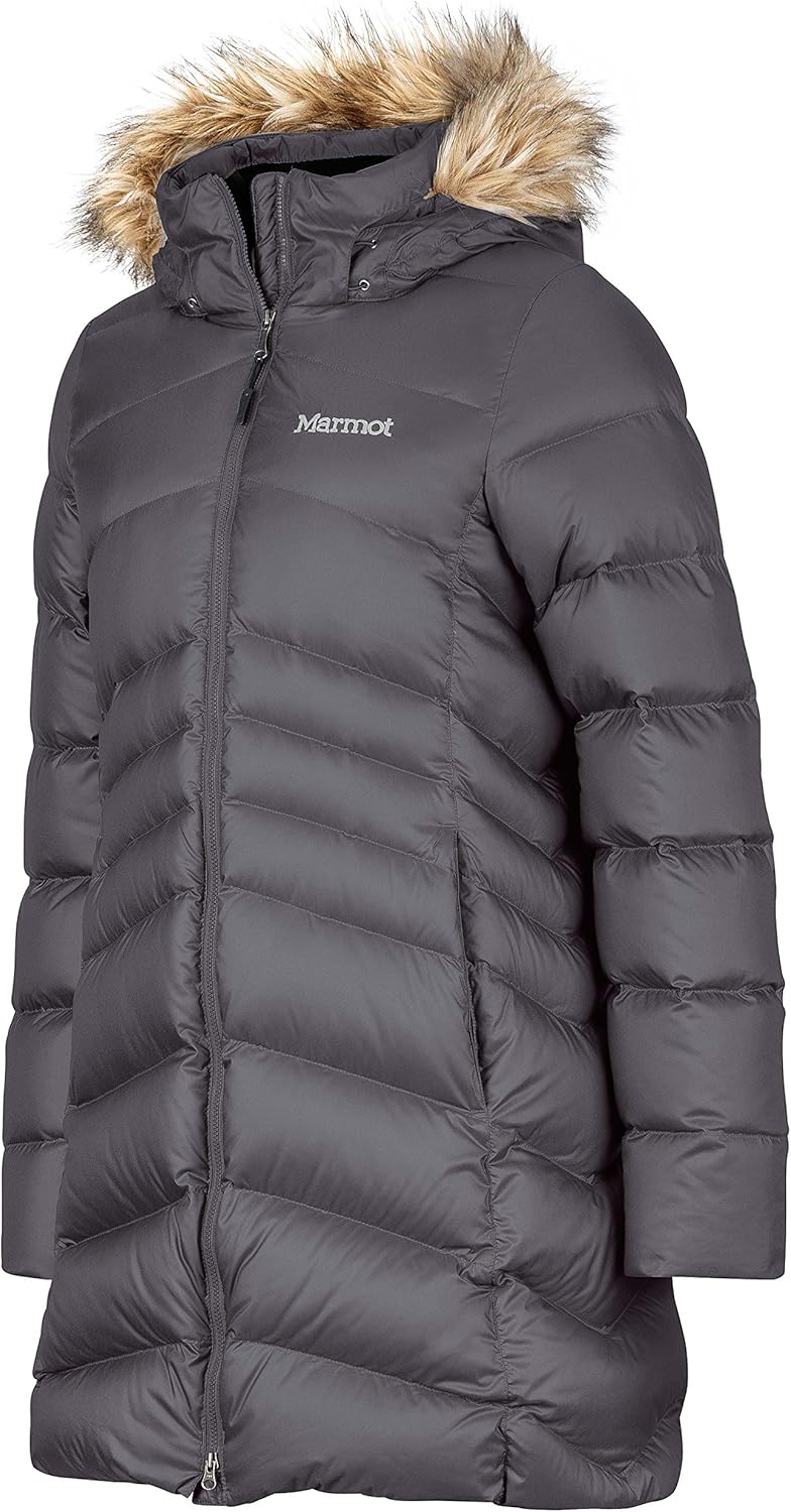 Marmot Women's Montreal Knee-length Down Puffer Coat: Clothing