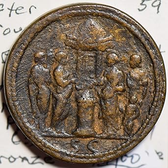 1500 Ie Ancient 1500 70 Sestertius Paduan Medals After Giovanni Cavino Claudius Ae Sestertius 31