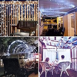 Joomer Solar Fairy Lights, 2-Pack Total 80FT 240LED