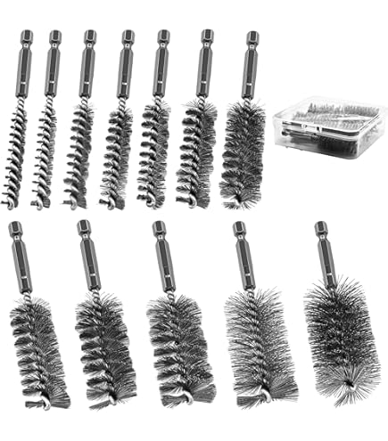 Wire Brush For Drill Wire Brushes Drills Set, 9 Pcs Wire Brush Wheel , Cup Brush And Tube Brush Kit, Metal Brushes With 1/4 Inch Shank For Cleaning Rust ,Removing Paint And - View #12