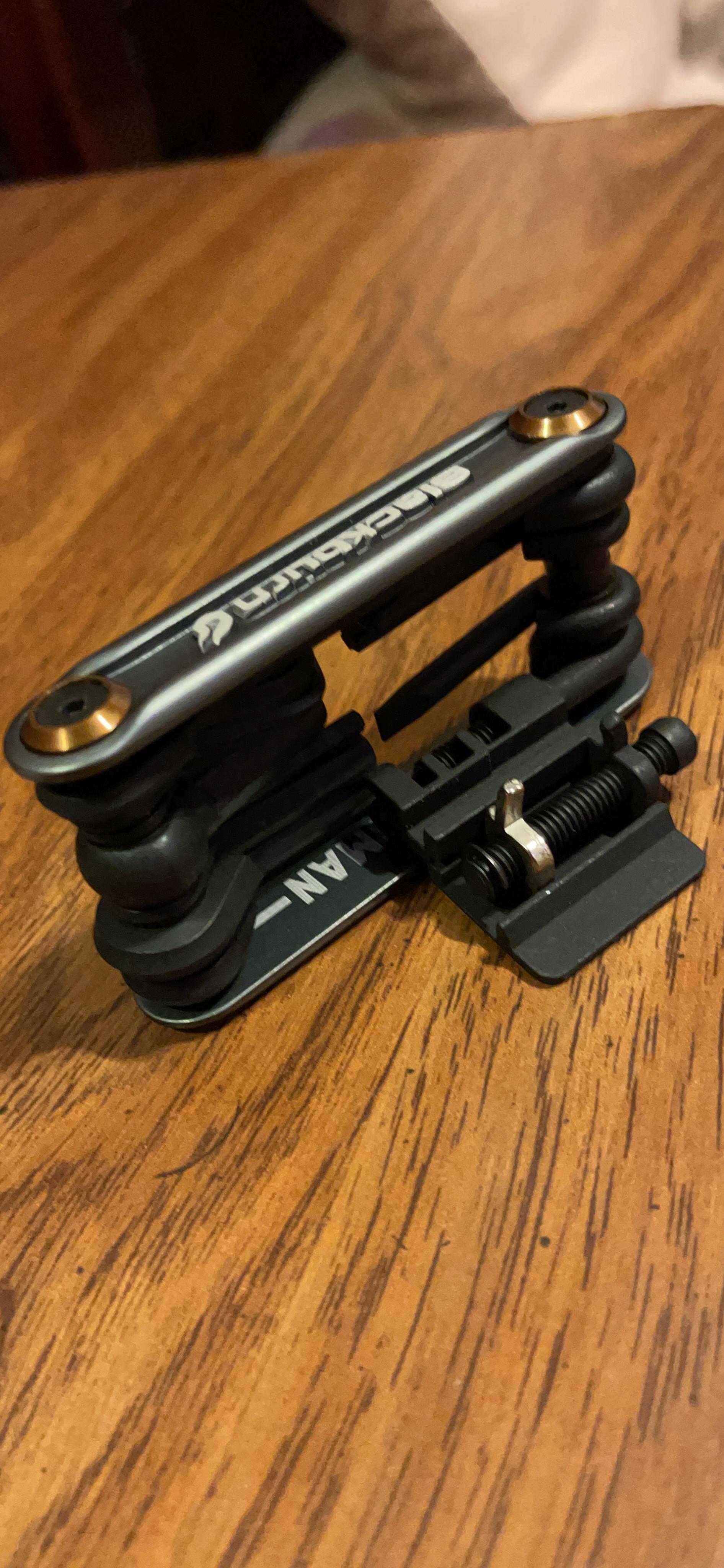 8/mo Finance Blackburn Tradesman 18 Function Bike Multitool (Bronze