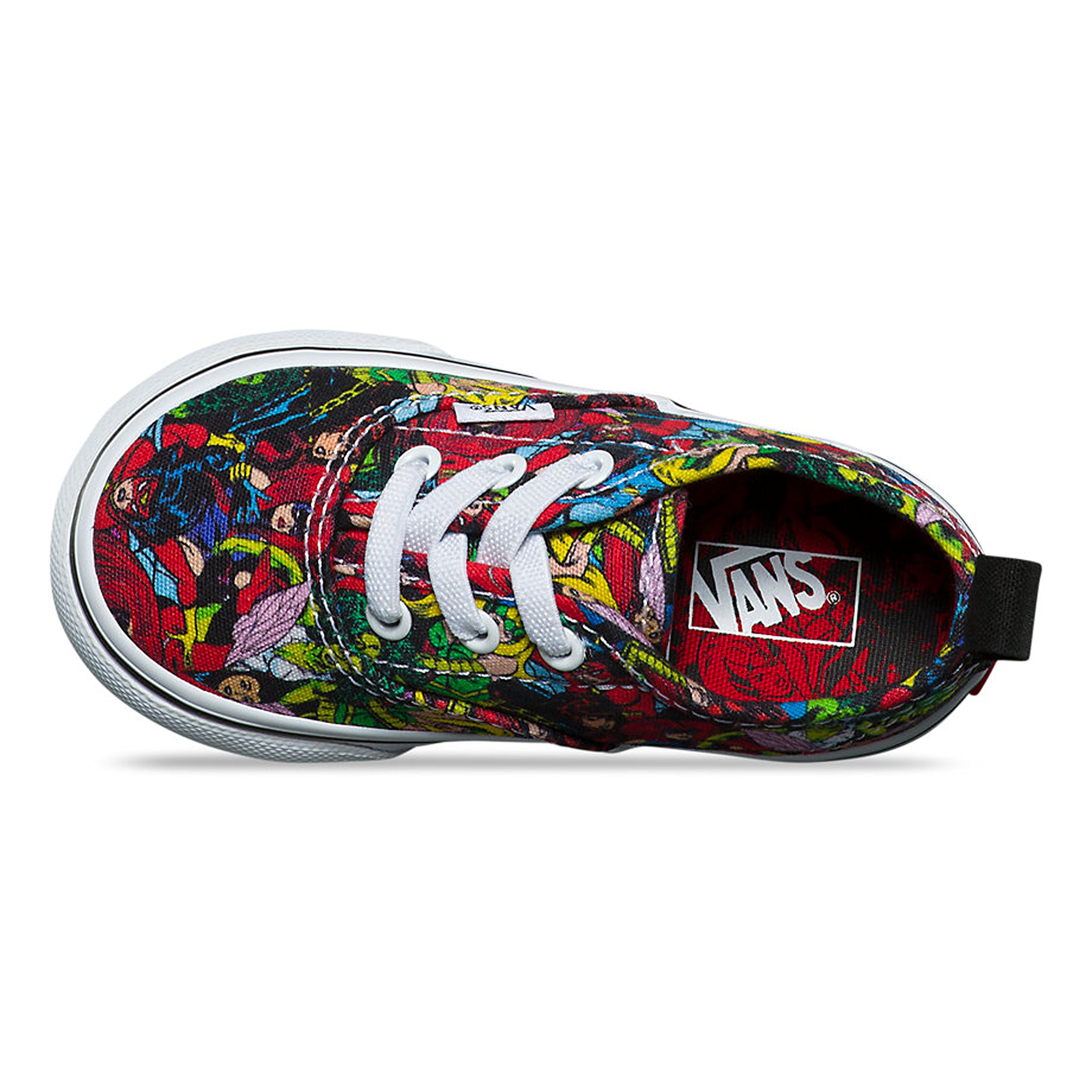 Vans Infant Toddler Shoes Authentic Marvel Elastic Multi Fashion