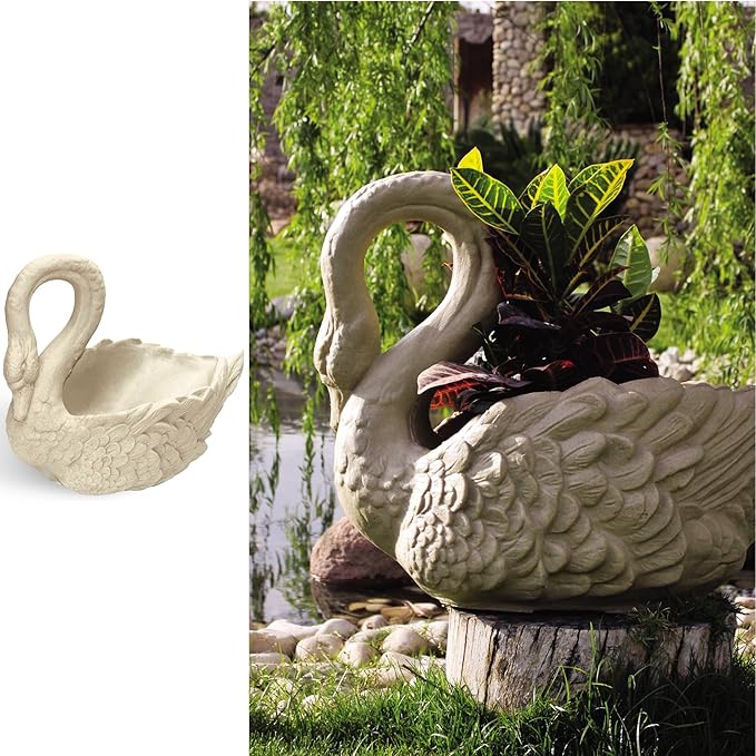 Swan Garden Planter / Flower Pot for Indoors and Outdoors Amazon.ca