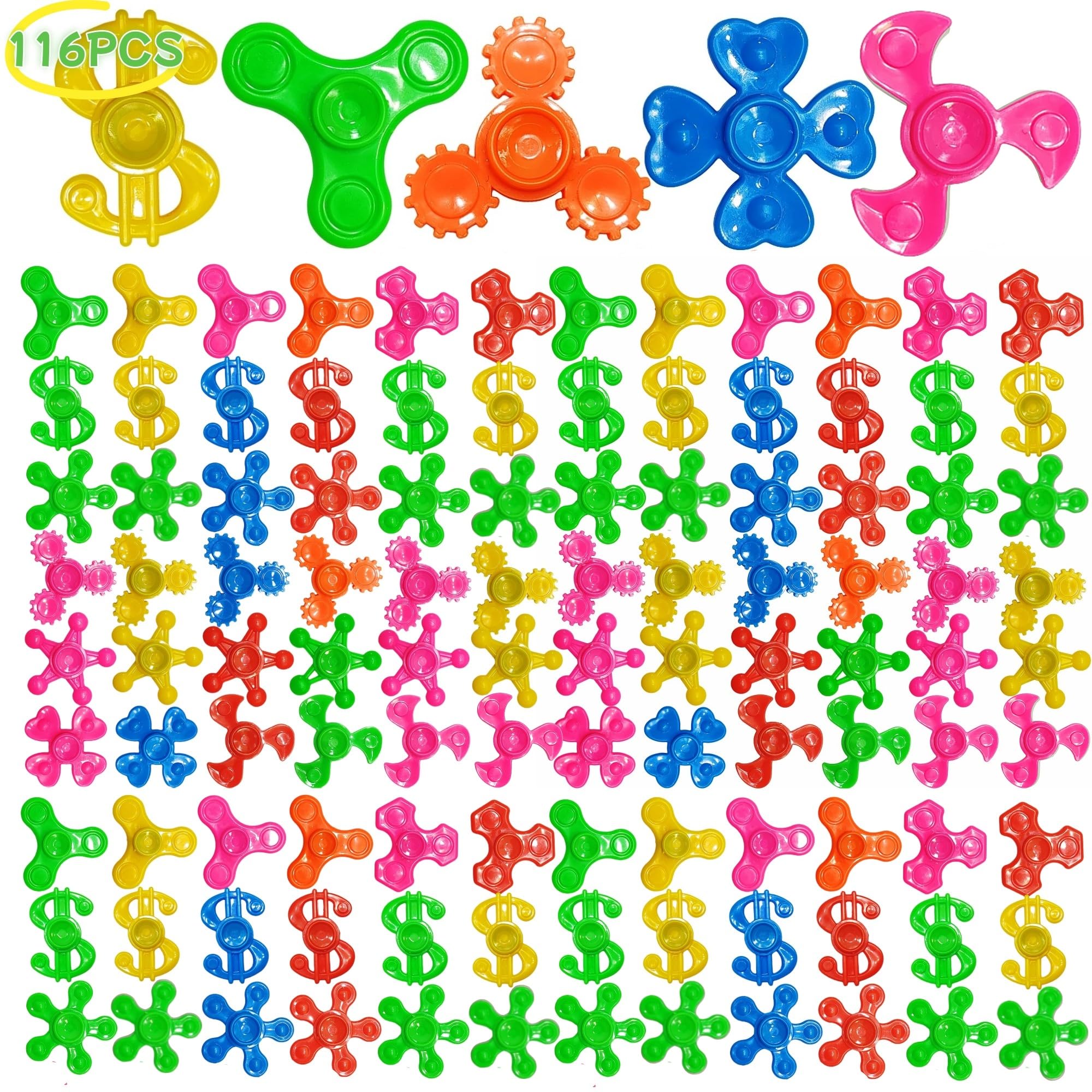 Nbguigdstr Fidget Spinners Bulk-Mini Fidget Spinner Toys for Kids Teens Adults Birthday Party Favors,Return Gifts,Goodie Bags Stuffers,Party Games,Classroom Rewards Carnival Prizes (24)