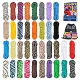 MONOBIN 36 Colors 10ft Paracord 550 Combo