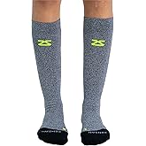 Zensah Tech+ Compression Socks - Knee High Running Socks for Sports, Travel, Made in Italy