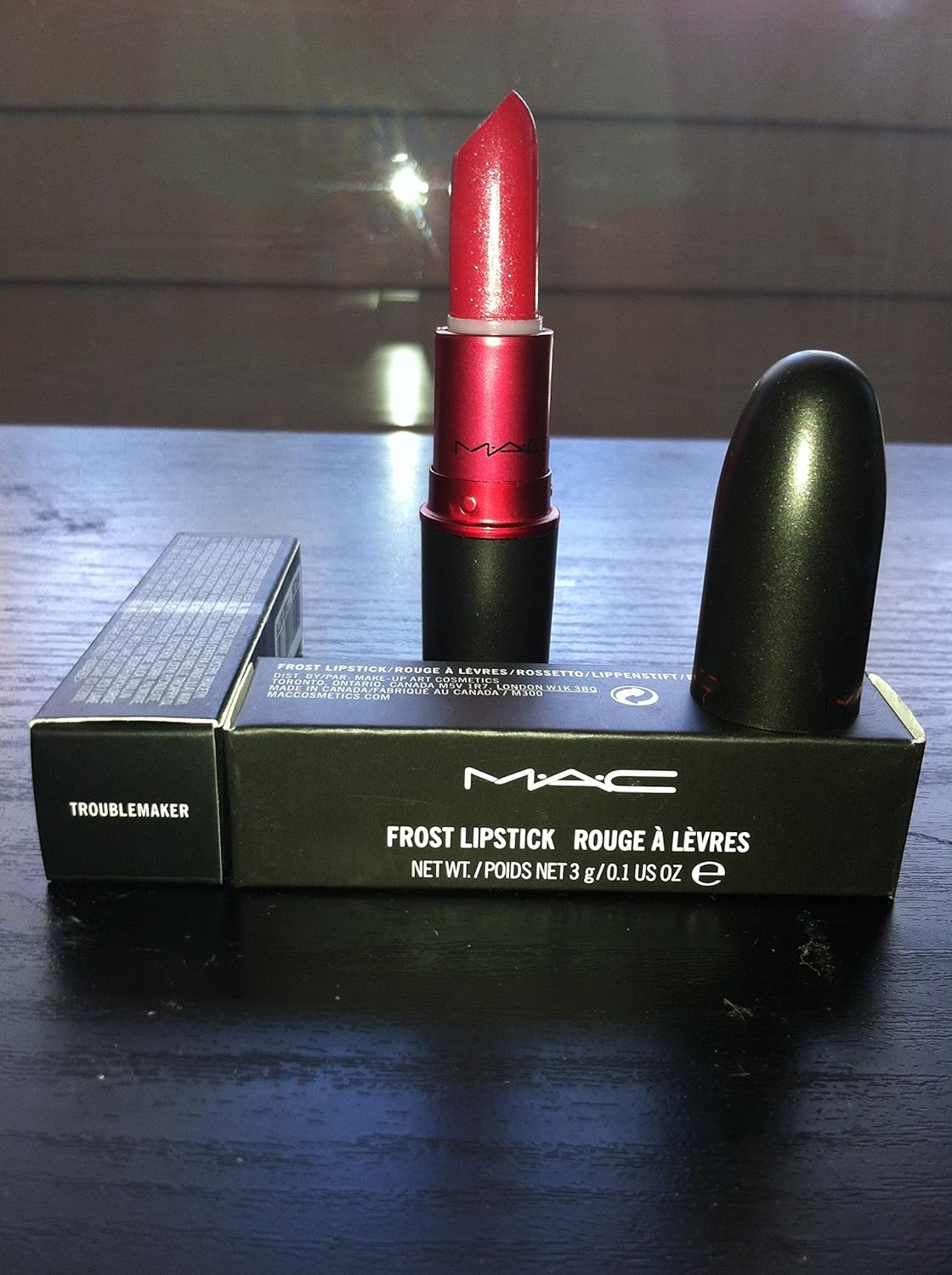 Amazoncom Mac Frost Troublemaker Lipstick Beauty