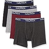 Nautica Men's 4 Pack Heather Stretch Boxer Briefs