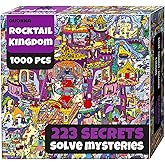 QUOKKA 1000 Piece Puzzle for Adults – 223 Hidden Secrets, Engaging Audio Story, Snap-Tight Thick Pieces – Collect All Four Adult Puzzles in Series to Build One Epic Mystery Realm (Rocktail Kingdom)