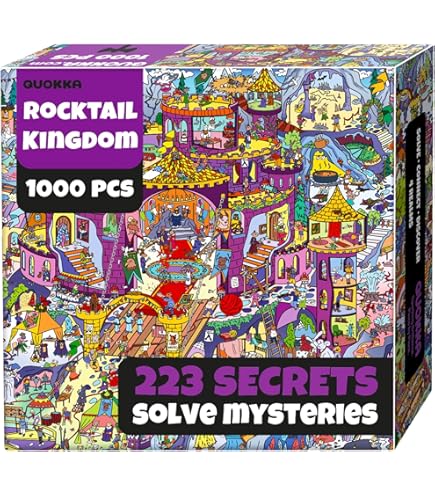 Amazon.com: QUOKKA 1000 Piece Puzzle for Adults – 223 Hidden