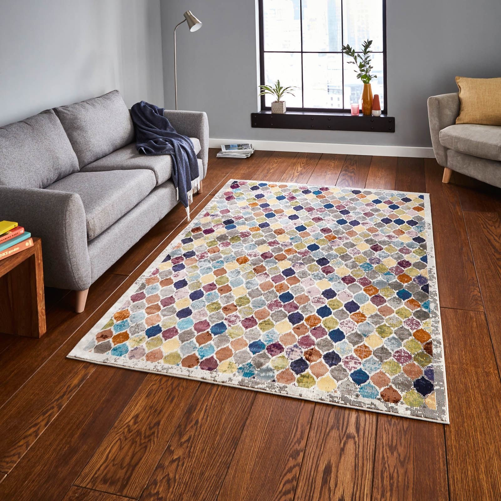 Rugs Direct Rug, Polypropylene, Multicoloured, 200cm x 290cm