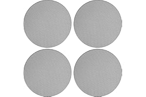 ACROPIX Universal 5.5 Inch Speaker Grills Mesh for Audio Subwoofer 152x6.5mm Grille without Frame Black - Pack of 4