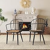 Christopher Knight Home Drats Dining Chairs Set of 2, Accent Dining Chair, Birch Finish Seating Kitchen Chair, Bucket Backres