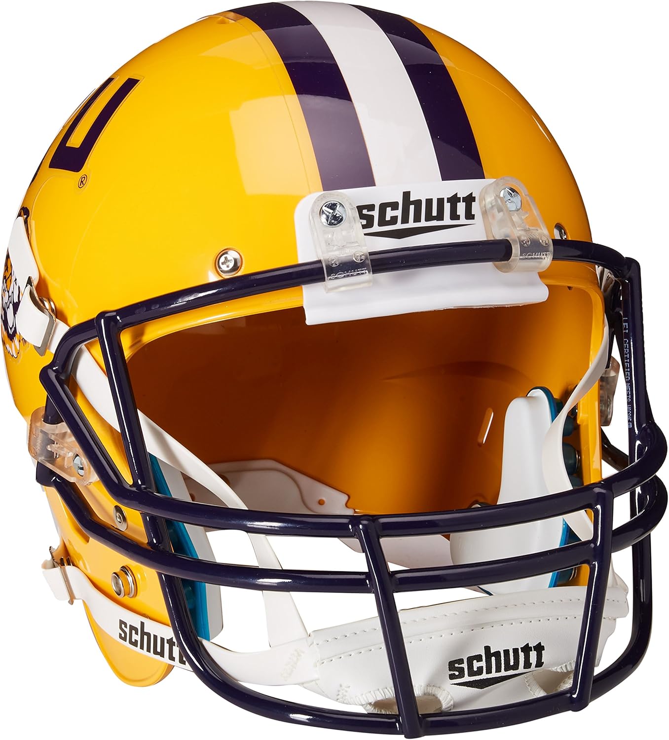 NCAA LSU Tigers Replica XP Helmet - Alternate 2 (White) : Sports Related Collectible Mini Helmets : Sports & Outdoors