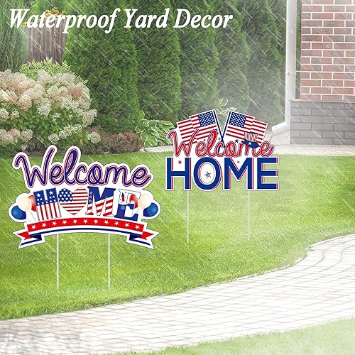 Welcome Military buy Home Yard Sign with