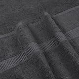 Utopia Towels Premium Jumbo Bath Sheet 90x180 cm 2 Pack Grey 100% Cotton view 5