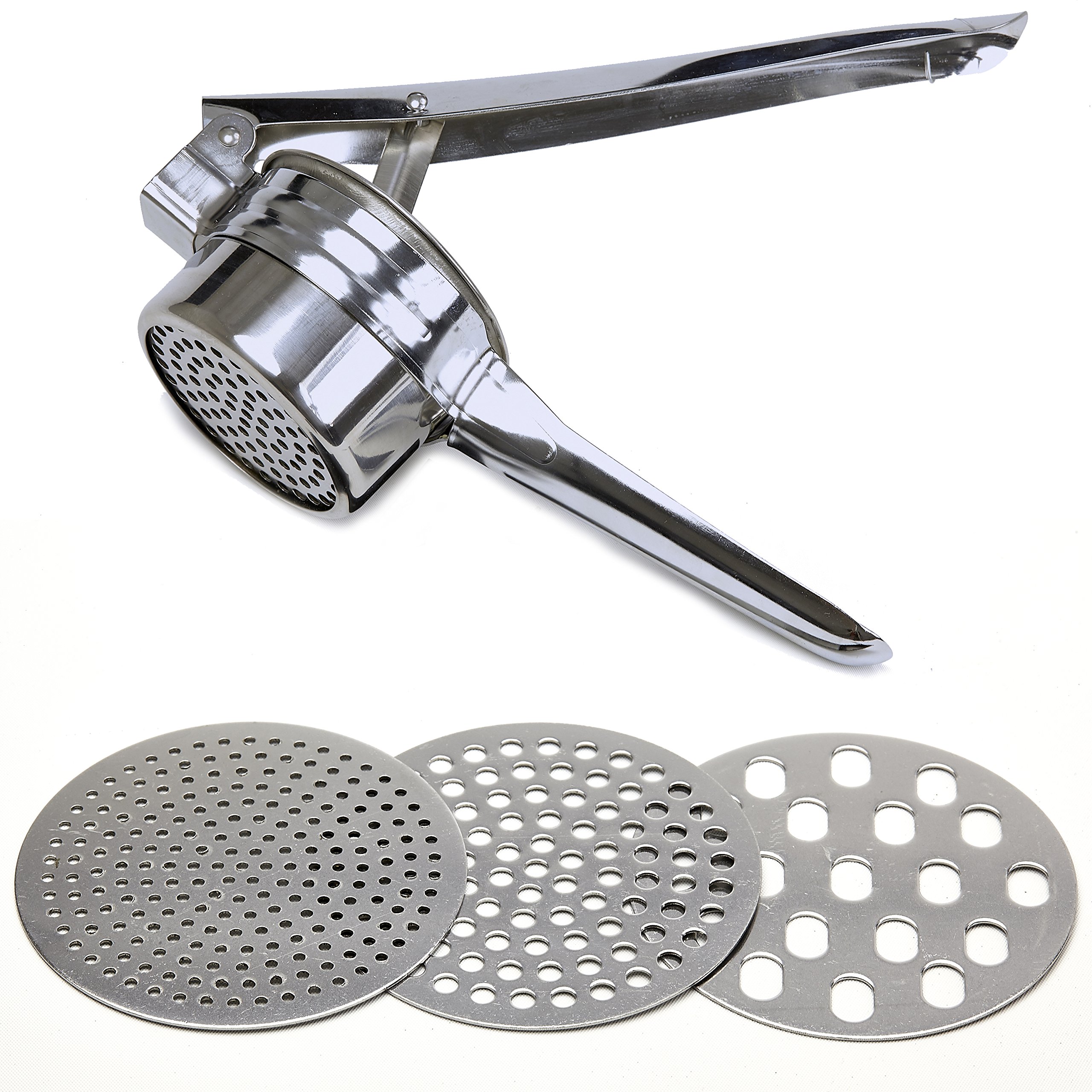 Multipurpose Stainless Steel Potato Ricer Manual Fruit Vegetable Masher